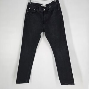 Zara Black Straight Leg Jeans Size US 32